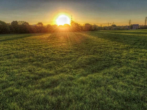 Sonnenuntergang in Oberhausen