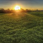 Sonnenuntergang in Oberhausen