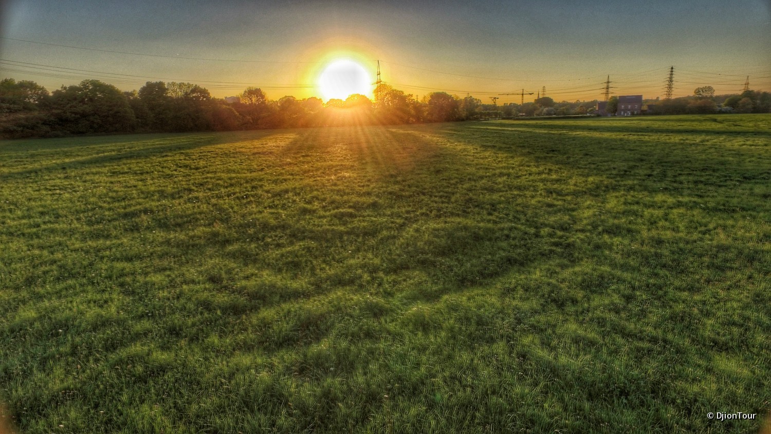 Sonnenuntergang in Oberhausen