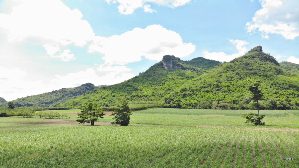 Die reizvolle Bergwelt von Khon San, Provinz Chaiyaphum, Thailand