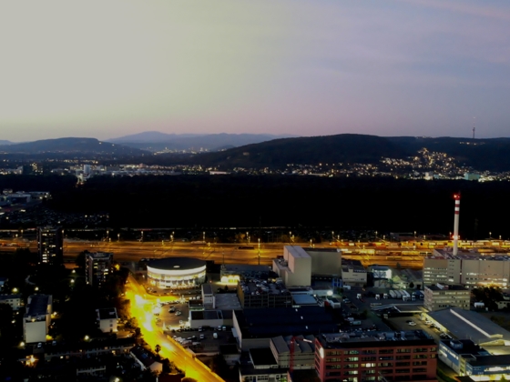 Sonnenuntergang über Basel (Mavic 2 Enterprise Dual)