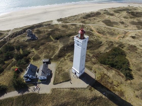 Leuchtturm Blavand Dänemark